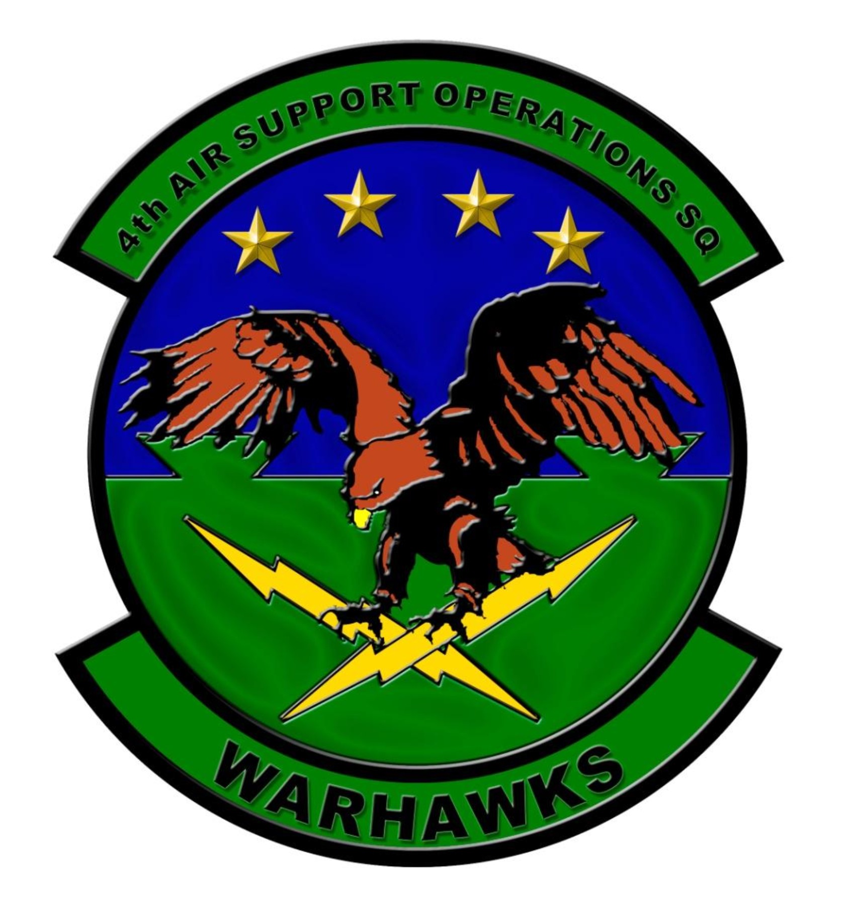 4th Air Support Operations Squadron Zap Decal